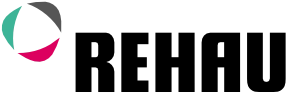 Logo der Firma Rehau - Fenster Lösungen