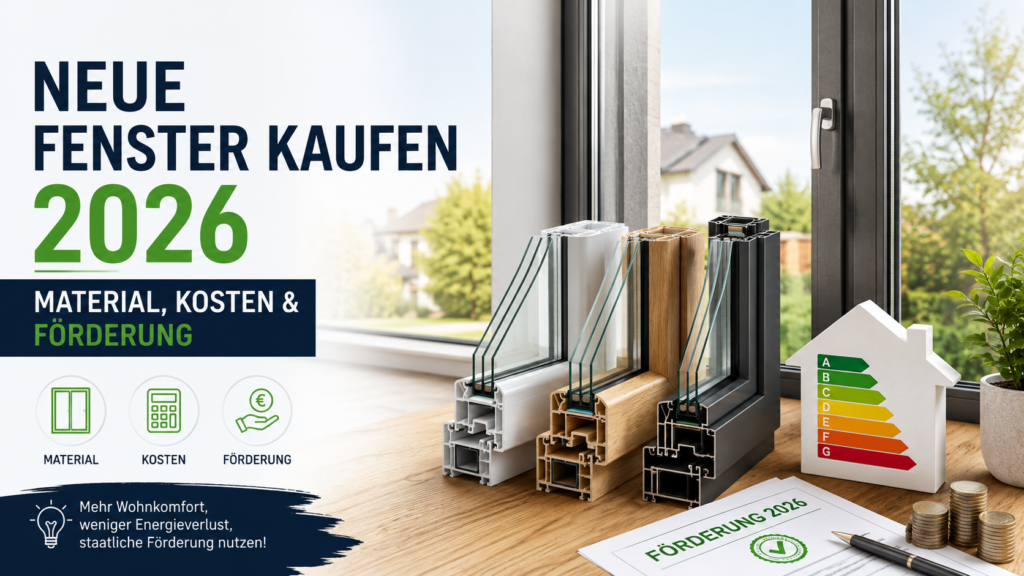 Neue Fenster kaufen 2026: Kosten und Förderung